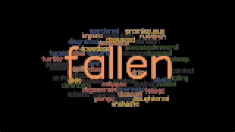 synonym of fallen